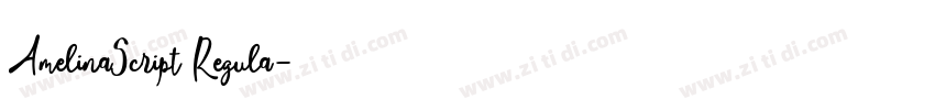 AmelinaScript Regula字体转换